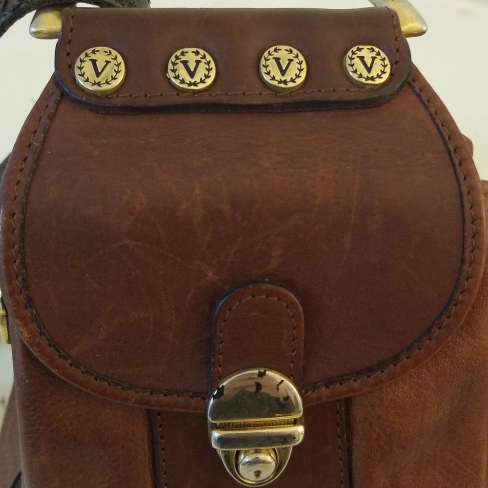 Vintage Valentina Leather Hobo Bag - Picture 4 of 7